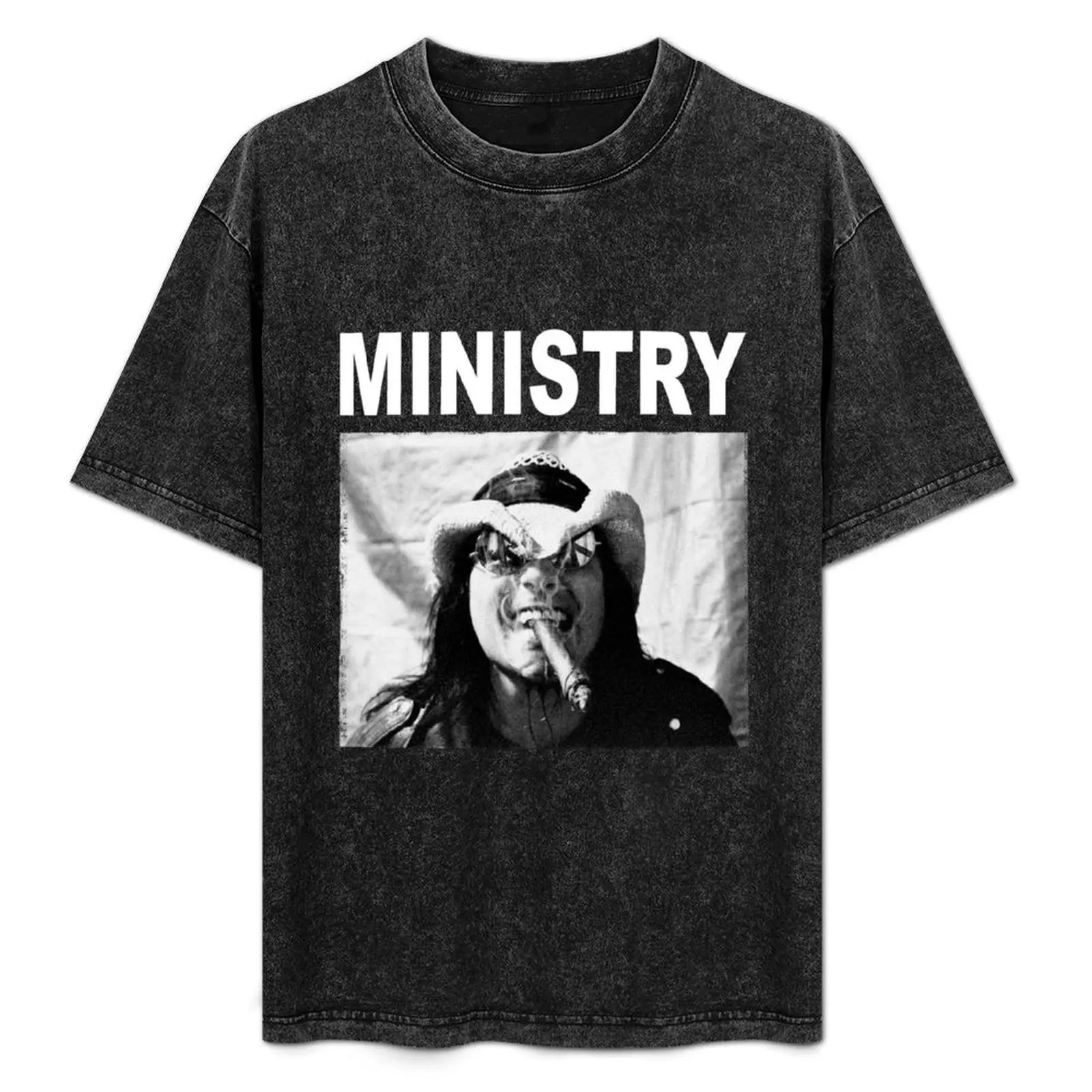 

Ministry band (on black) T-Shirt tshirts personalised cute clothes blue archive t shirts for men