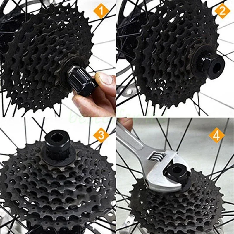 Bike Bicycle Cassette Freewheel Lockring Remover Repair Tool For Shimano Bicycle Flywheel Lock Bike Repair Cycling Accessories