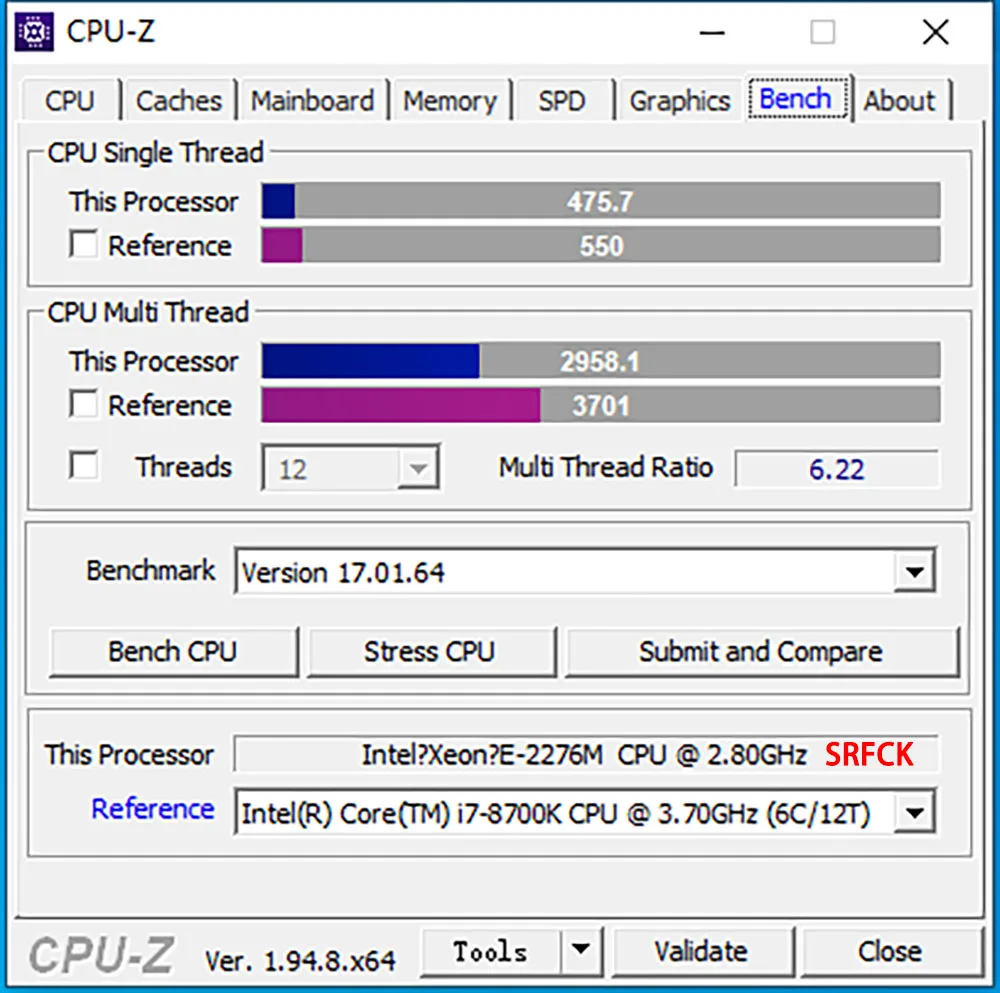 9TH Coffee Lake Xeon 2276M E-2276M srfck ปรับแต่ง BGA CPU เป็น LGA 1151 2.8GHz 6C112T เดสก์ท็อปสำหรับพีซี DIY