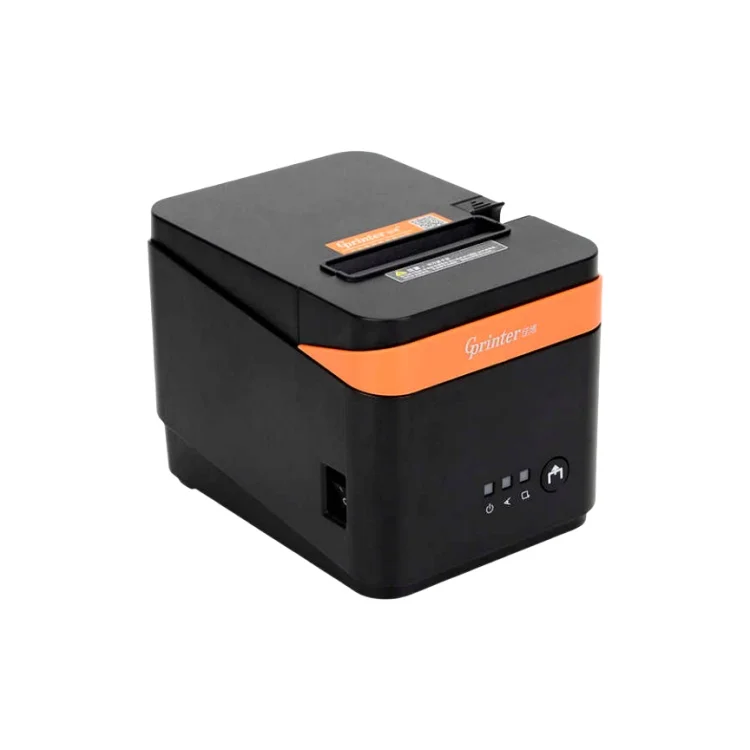 80mm Desktop Thermal Printer GP-G-printer C250I 203dpi Resolution Supports WIFI & for Barcode Printer with Interface Cash Drawer