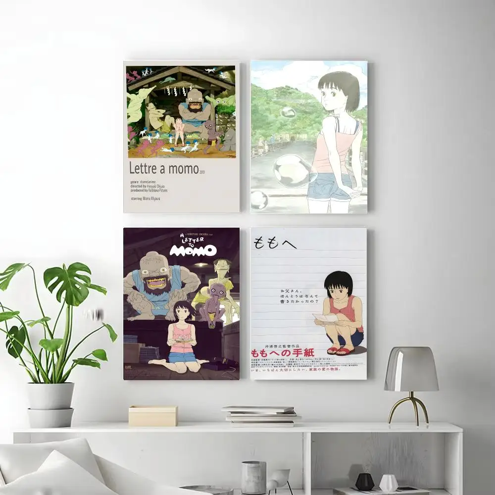 Healing Anime A-A Letter to Momo Poster  Iconic Poster Wall Art Print Poster Decorative Mural Home Decor Gift Unframed