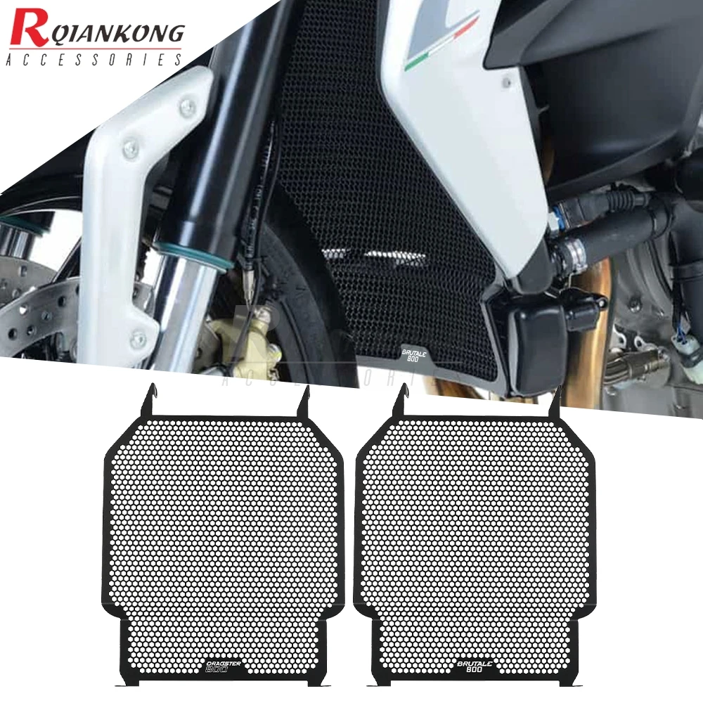 For MV Agusta Dragster 800/RC/Rosso/RR 2014-2023 Motorcycle Radiators Grille Guard Cover Protector Protection Radiator Guards