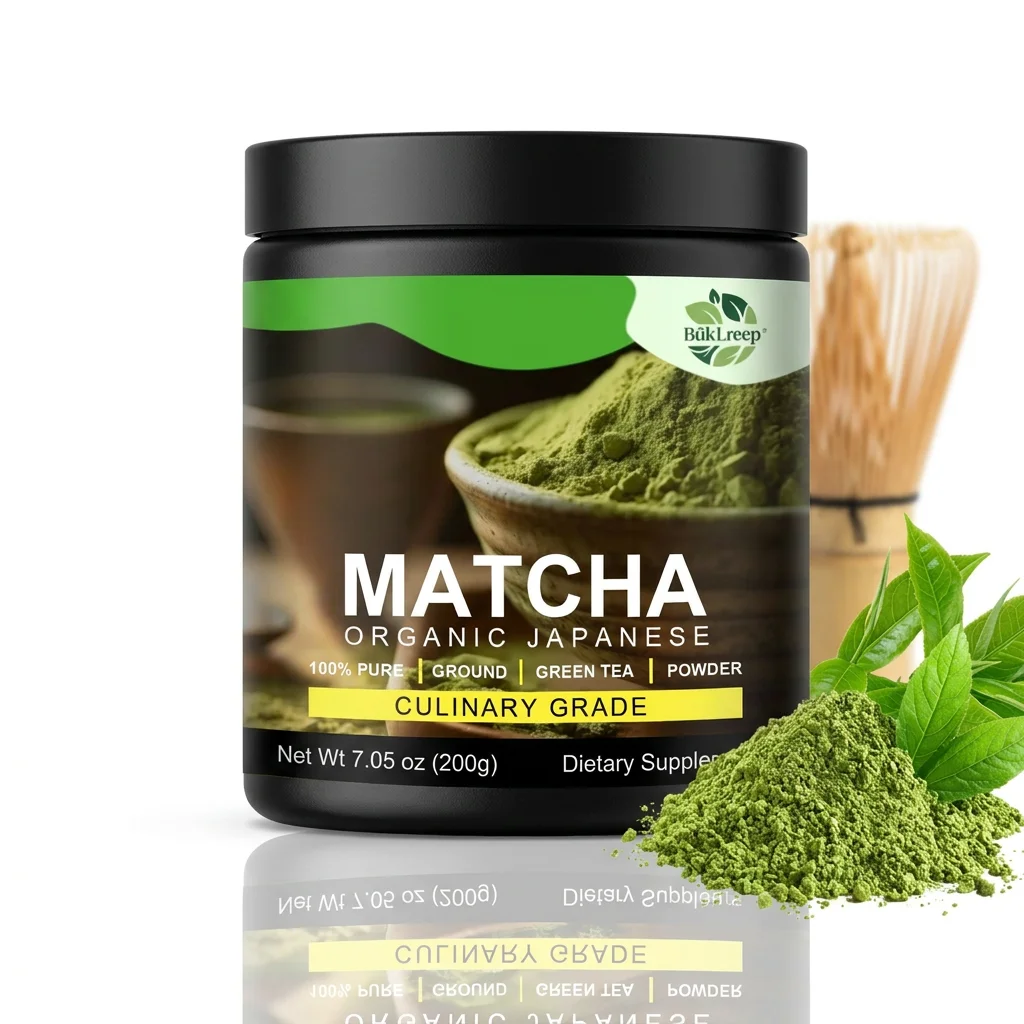 Organic Japanese Matcha Powder, Rich Much Vitamins and Mineral, Pure Green Tea Powder, Natural Energy Support, High Antioxidants