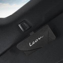 Car Sunglasses Holder Glasses Case Storage Box Suede Leather For Seat FR Leon 5f Mk2 Mk3 fr 1m MK1 MK2 MK3 Auto Accessories