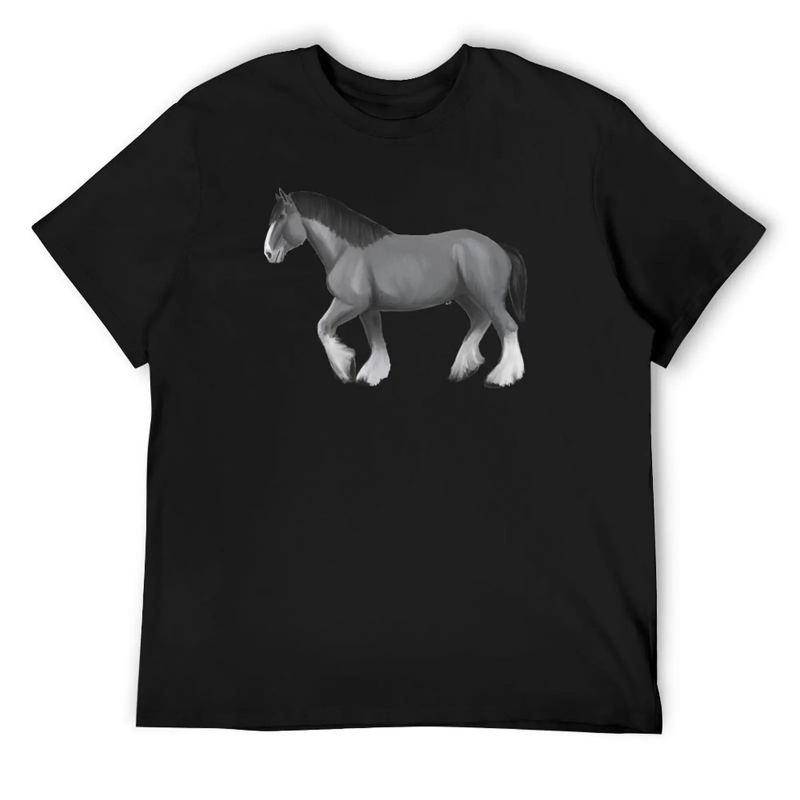 

Clydesdale horse T-Shirt boys whites plain shirts graphic tees mens clothes