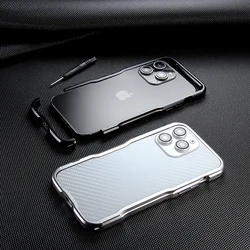 Luxury Aluminium Metal Bumper Case, Cover for Apple iPhone 16 15 Pro Max, 14, 13, 12 Pro Max, 15 Plus Shockproof Cover