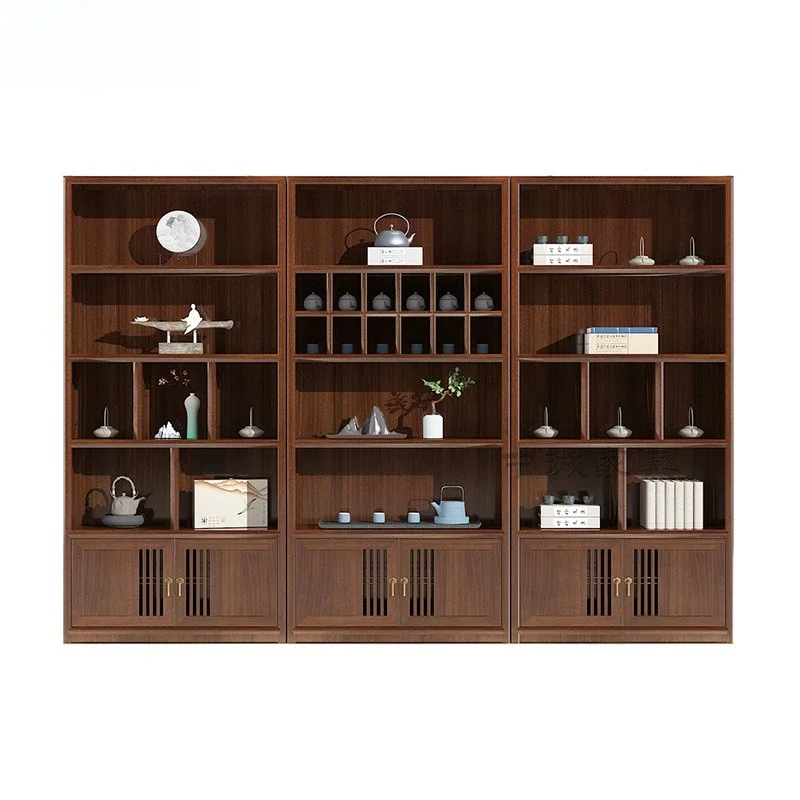 

Solid wood, Bogu, tea set, display cabinet, shelf, Zen, Chinese style, display
