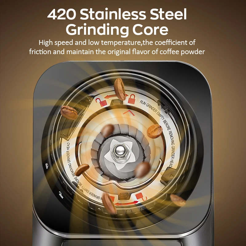 CAFELFFE automatyczny elektryczny młynek do kawy Espresso małe urządzenia kuchenne stożkowy młynek do kawy z zadziorami maszyna do użytku domowego