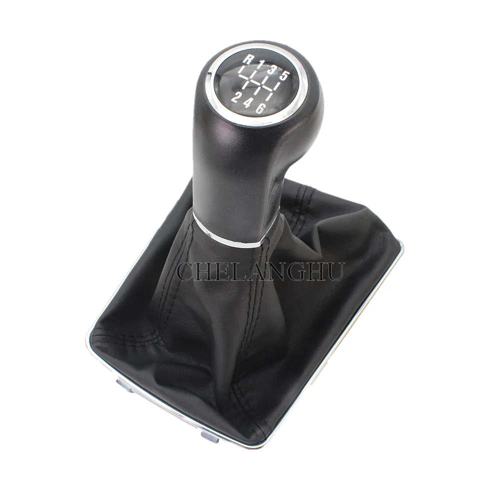 For VAUXHALL OPEL ASTRA H 2004 2005 2006 2007 2008 2009 2010 Car-styling 6 Speed Automatic Car Gear Shift Knob Leather Boot