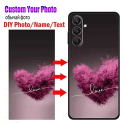 Custom Personalized Photo Case for Samsung Galaxy A25 A55 Back Cover DIY Picture Design For Galaxy A15 A35 A17 A16 Phone Cases