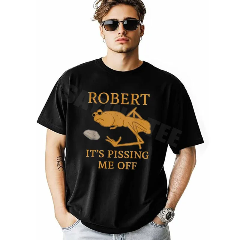 ماركوس دودة روبرت إنه تبخيرني قبالة تي شيرت Y2k عشاق روح الدعابة الساخرة قائلا تي شيرت ملابس الشارع الشهير هدية جديدة