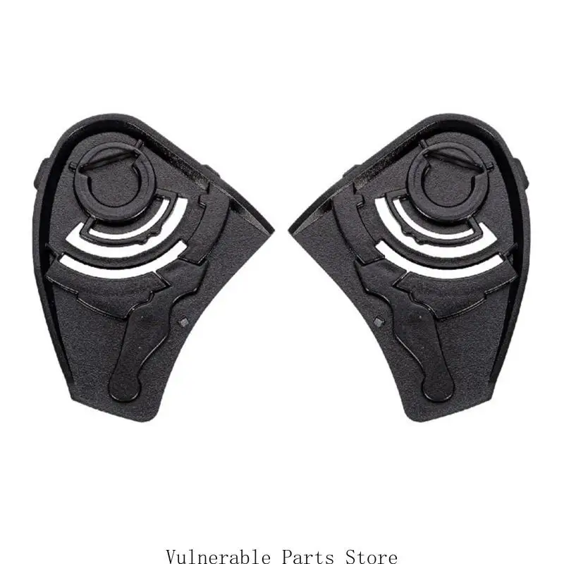 

D0UC 1 Pair Motorcycle Helmets Visors Gear Base Plate for OF608 Replacement Face Shield Visors Base Helmets Accessories