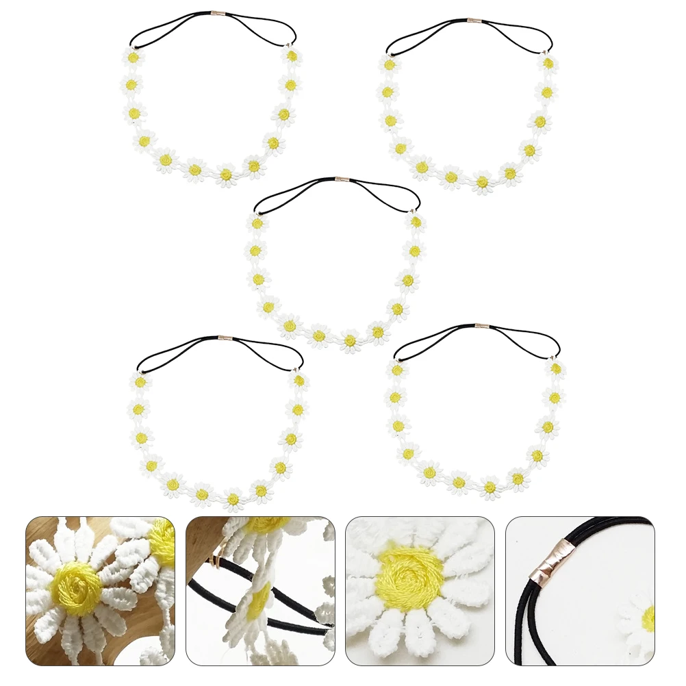 

Daisy Headb Women Hair Accessory Lightweight Breathable Comfortable Exquisite Headdress Girls Hair Tools