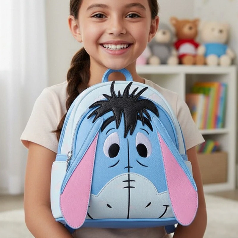 Loungefly Eeyore Cosplay Mini Backpack Handbag Double Strap Shoulder Bag