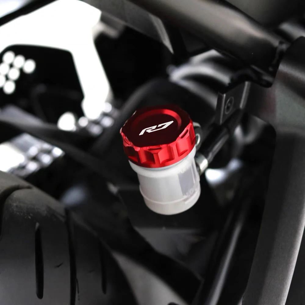 FOR YAMAHA YZF R1 R3 R6 R7 YZF-R1 YZF-R6 YZF-R3 YZF-R7 Motorcycle Accessories Rear Brake Fluid Reservoir Oil Cap Cylinder Cover