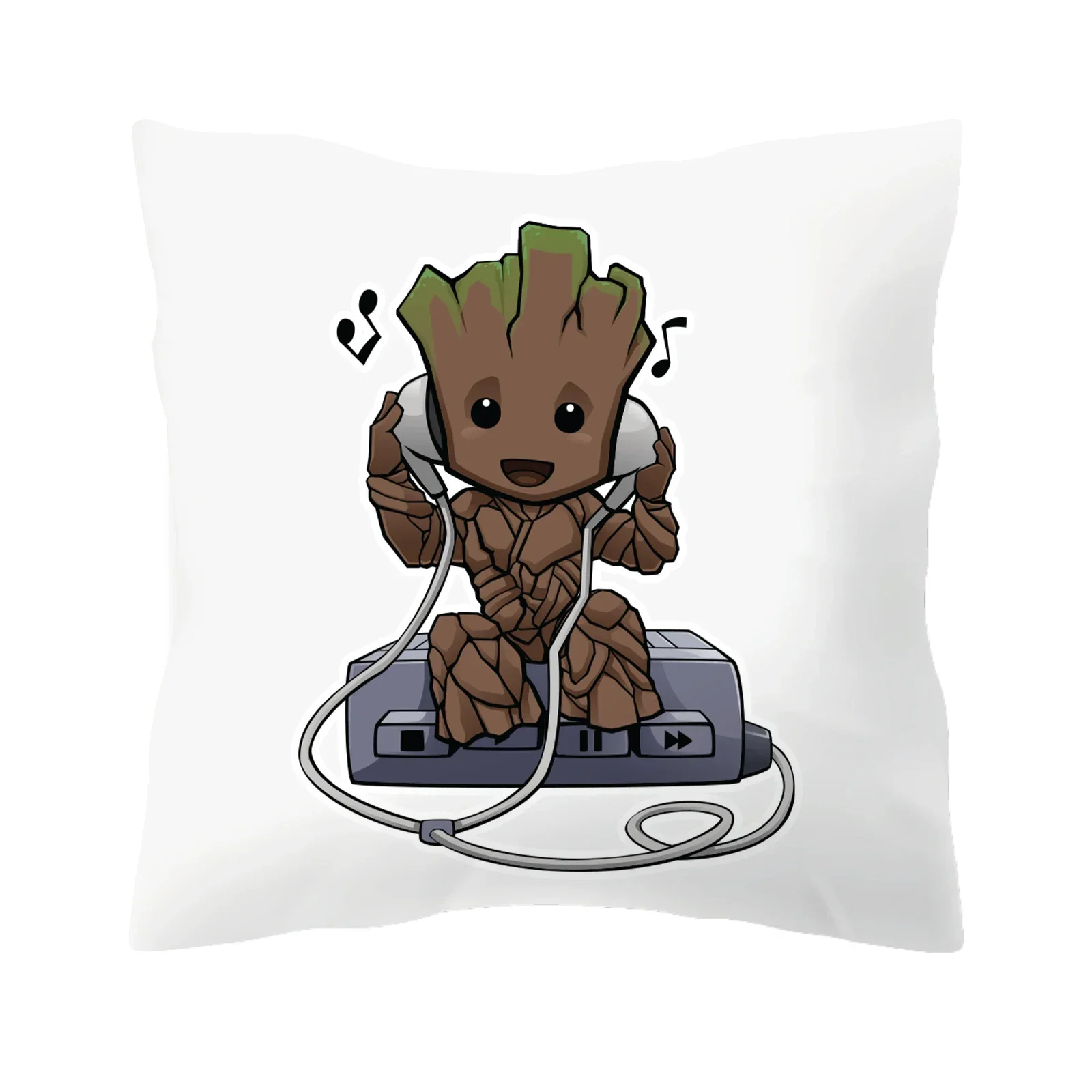 Disney Marvel Groot Pillowslip Cover Anime Cartoon Bedroom Sofa Decoration Home Throw Pillowcase Cushion Cute Kid/adult Gift New