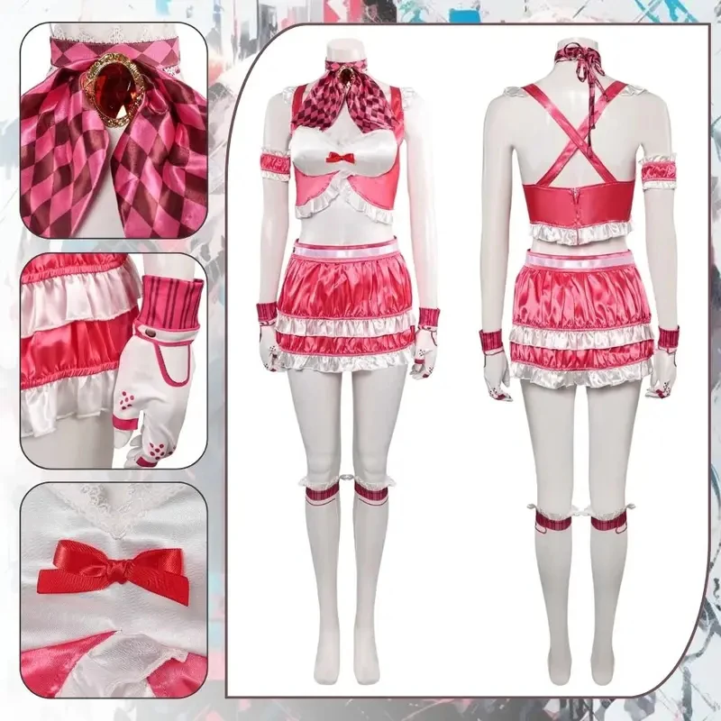 

OPLili Tekken 8 Cosplay Swimsuit Costume Fantasia Disguise for Women Girls Dress Bikinis Roleplay Outfits Halloween Carni 8f5d][