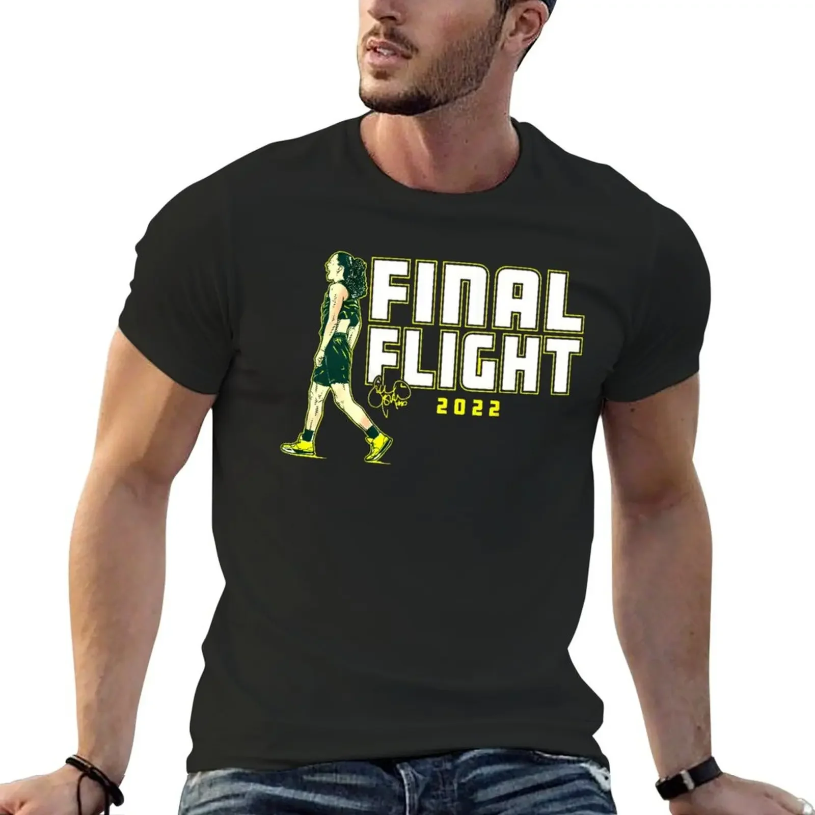 

Sue Bird final flight T-Shirt shirts graphic tee cute clothes cotton graphic tees plus size tops mens plain t shirts