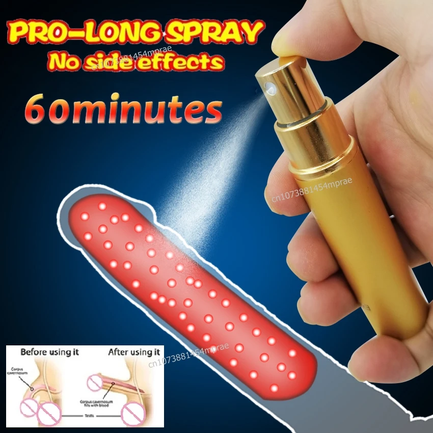 Spray sexuel pour homme, retardement de l'éjaculation, Massage du pénis, Original, huile forte, retard de 60 Minutes, érection de la bite, jouets Sexy 18