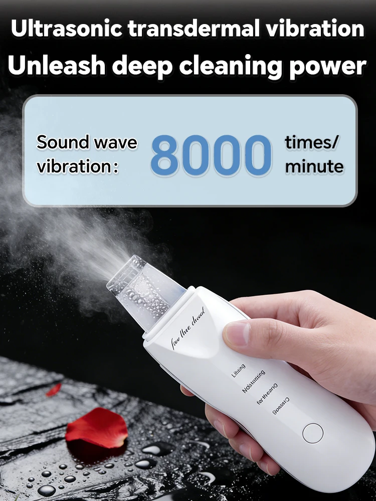 4 Modes Ultrasonic Skin Spatula Blackhead Remover Deep Cleansing Facial Scrubber Machine Oil Control Exfoliating Anti-Aging Skin - view 4