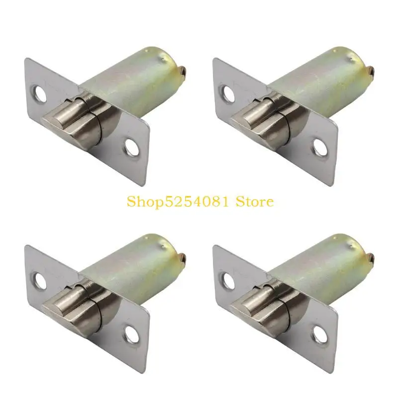 AXYC 4Pcs Round Balls Door Knob Body Lock Cores Single Lock Body Tongue Replacement Locking Tongue Fitting Easy to Install
