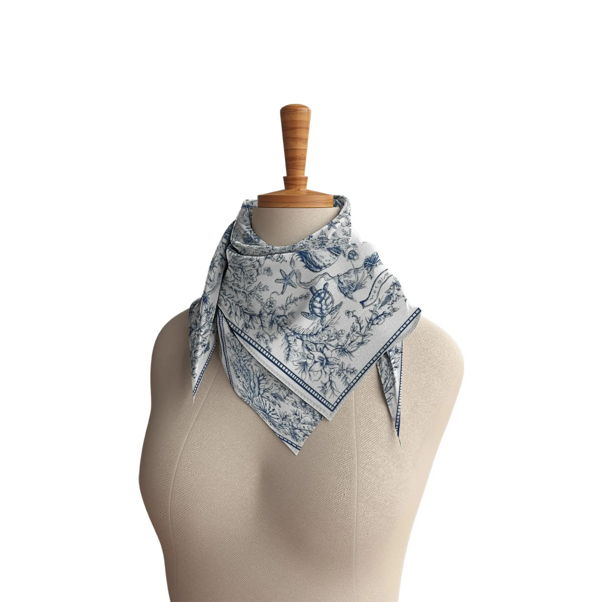 30 قطعة 90*90 سم تخصيص وشاح حريري شخصي، ناعم وخفيف الوزن، مناسب للارتداء اليومي أو كهدية.