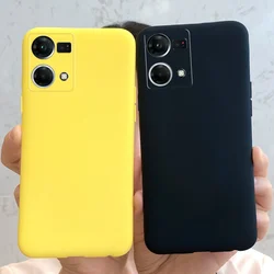 For Oppo Reno7 Case CPH2363 Liquid Silicone Soft Protective Shell Cover For Oppo Reno7 4G Reno 7 Cases 6.43