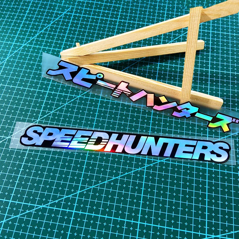 

1/2PC SPEEDHUNTERS Stickers For Motorcycle Helmet Fairing Car Body Windshield Electric Scooter Vinyl Decals