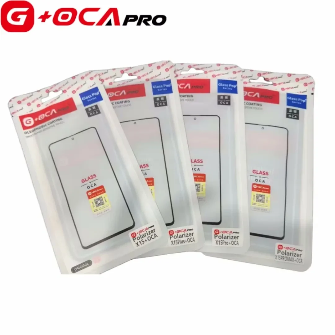 5pcs G+OCA Pro Glass+OCA+Polarizer installed For IP X XS Max XR 11 12 13 14 15 16 Pro Max/Plus LCD Screen Touch Glass Repair