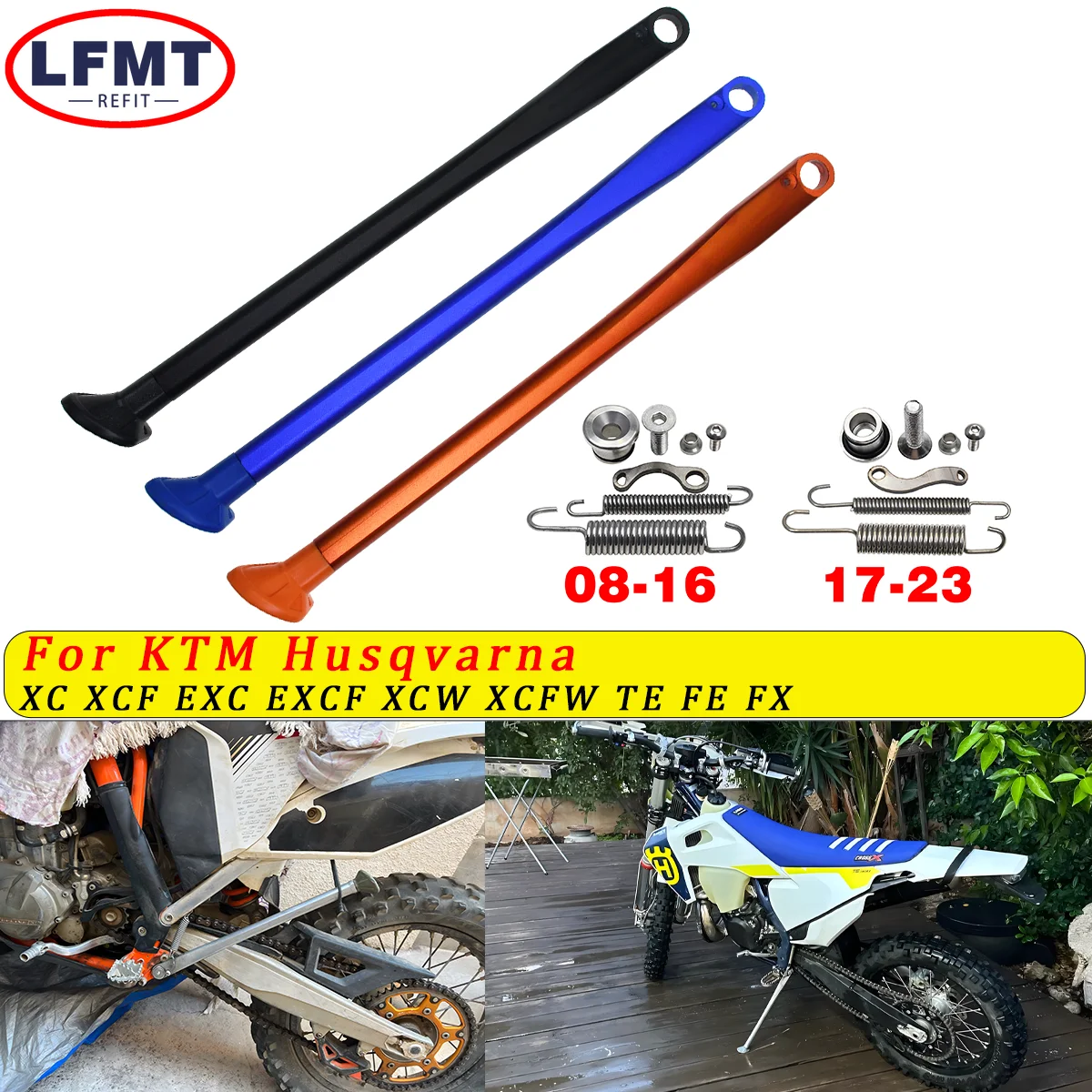 

Parking Side Stand Kickstand With Spring Kit For KTM Husqvarna TE FE XC XCW XCF XCFW EXC EXC EXCF 150-450 500 530 Six Days