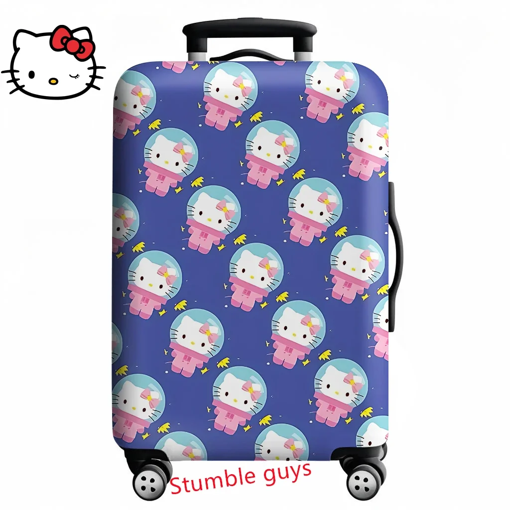 

Kawaii Hello Kitty Suitcase Cover Anime Style Fits 18-32 Inch Luggage Travel Protector