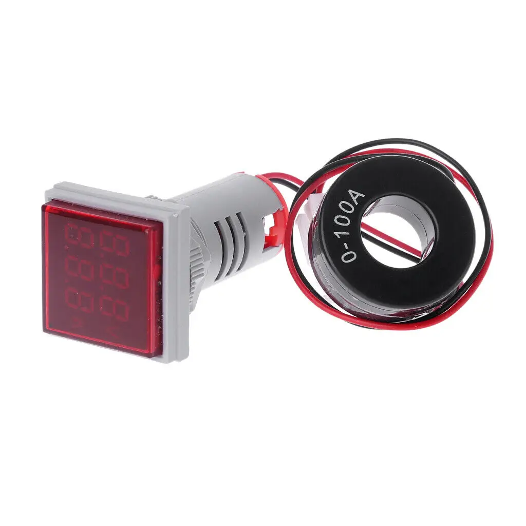 Ammeter Voltage Textile Printing Mining machinery Digital Indicator Voltmeter Dual Display For telecommunication