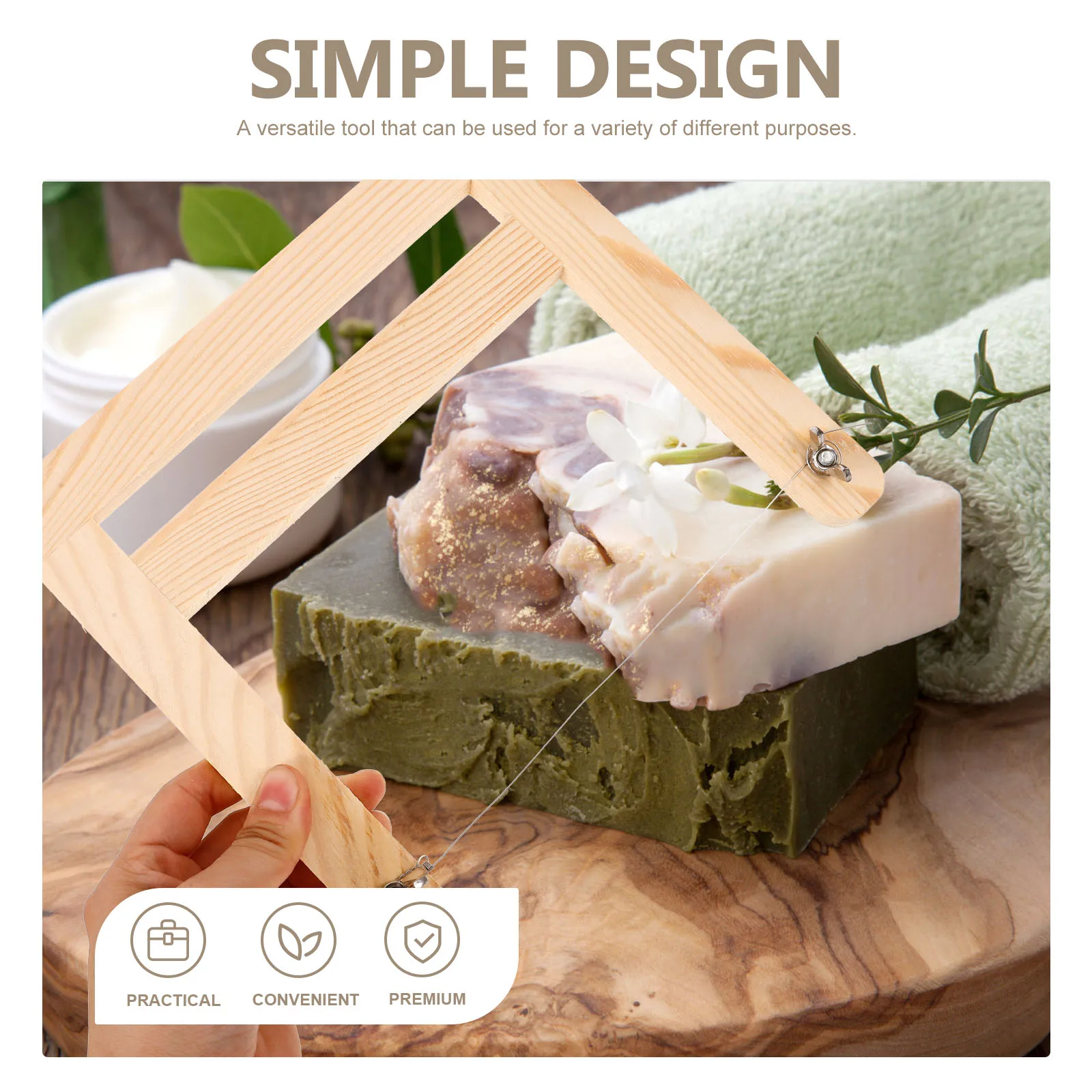 

Soap Cutter Multi-Use Sturdy Slicer For Diy Craft Supply Household Vegetable Cheese Cake Cutting Tool Reusable Accessory