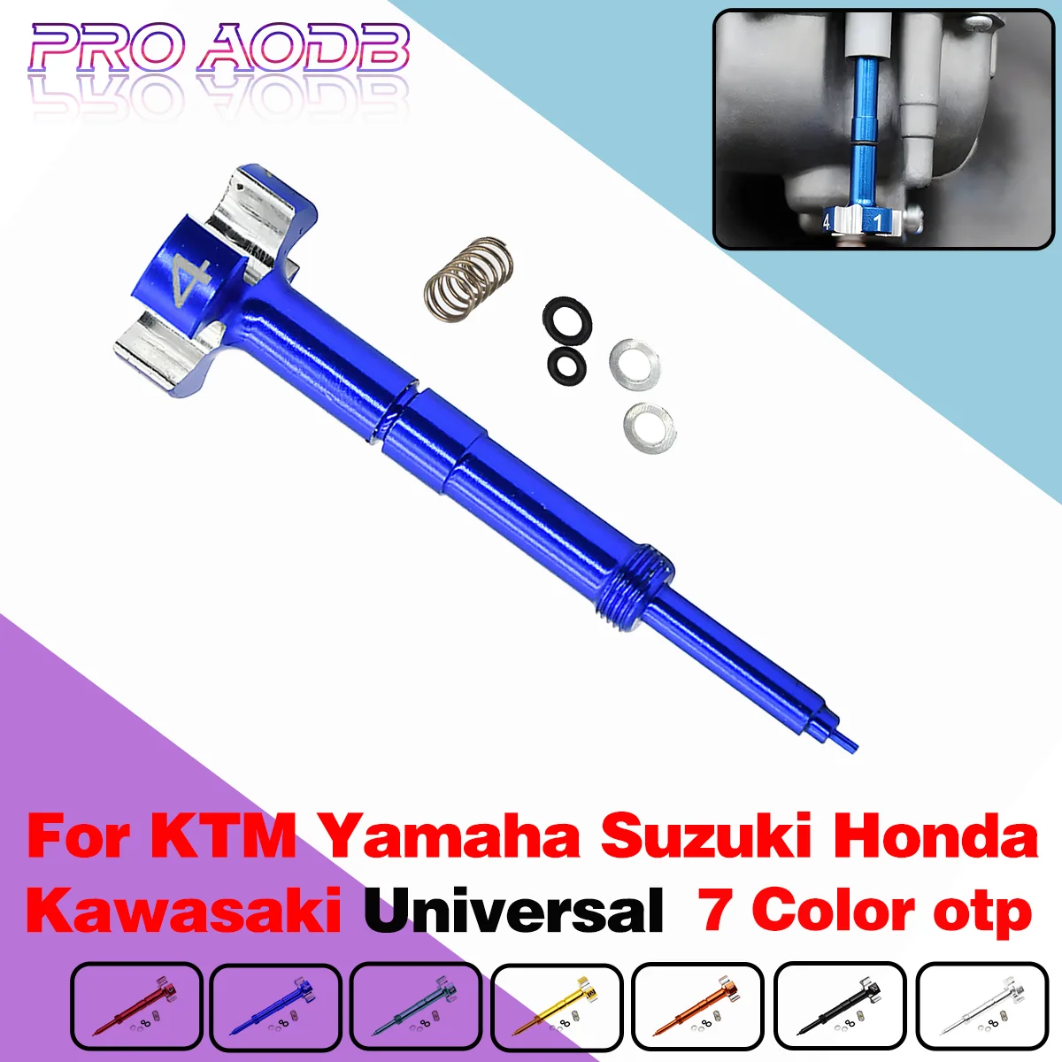 

Motocros Universal Parts Carburetor Adjustable Air Fuel Mixture Screw For KTM SXF XCF EXC SX XC Honda CRF Suzuki RMZ Yamaha YZF