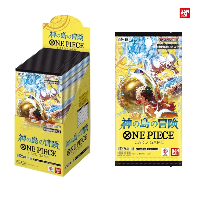 Bandai One Piece Card Game Booster Pack L'aventure de l'île des dieux OP-15 Boîte de 24 paquets