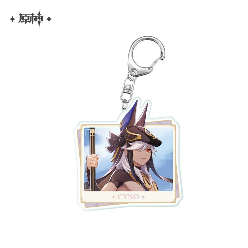 

Sunsyea Official Genshin Impact Merch From miHoYo Cyno Keychain Pendant Anime Collection