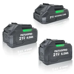 PATUOPRO 2.0Ah 4.0Ah 6.0Ah Rechargeable Lithium Battery For Makita 18V Power Tools Cordless Wrench Saw Drill Grinder Screwdriver