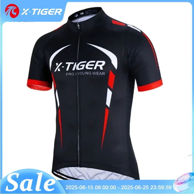 

X-TIGER 100% полиэстер, велосипедная Джерси, летняя одежда для горного велосипеда, одежда для гоночного велосипеда, одежда для велоспорта