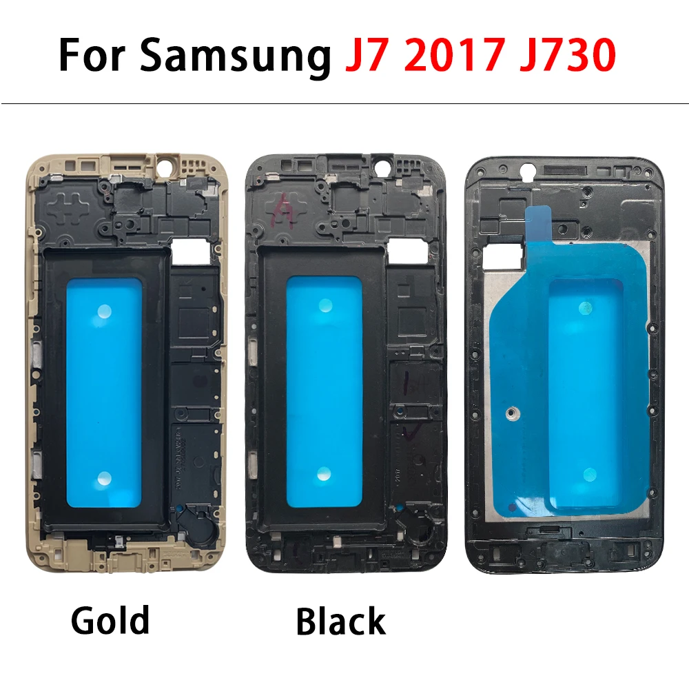 NEW Housing LCD Frame For Samsung J7 2017 J730 J7 Prime J7 Pro J7 J710 2016 Front Housing Middle Faceplate