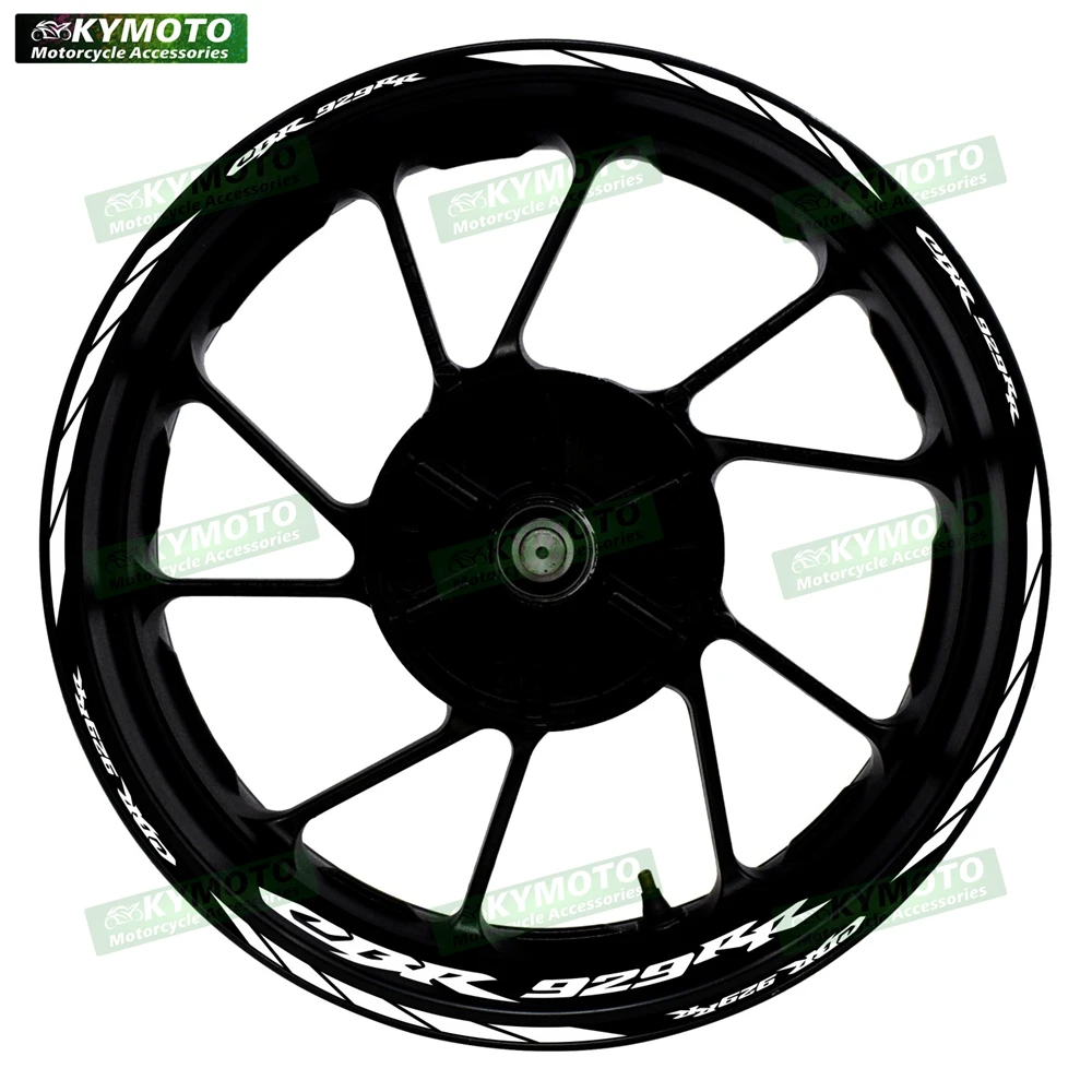 

Stickers for HONDA CBR929RR motorcycle 17 inch front and rear cover scratch decal wheel modified waterproof reflective rims
