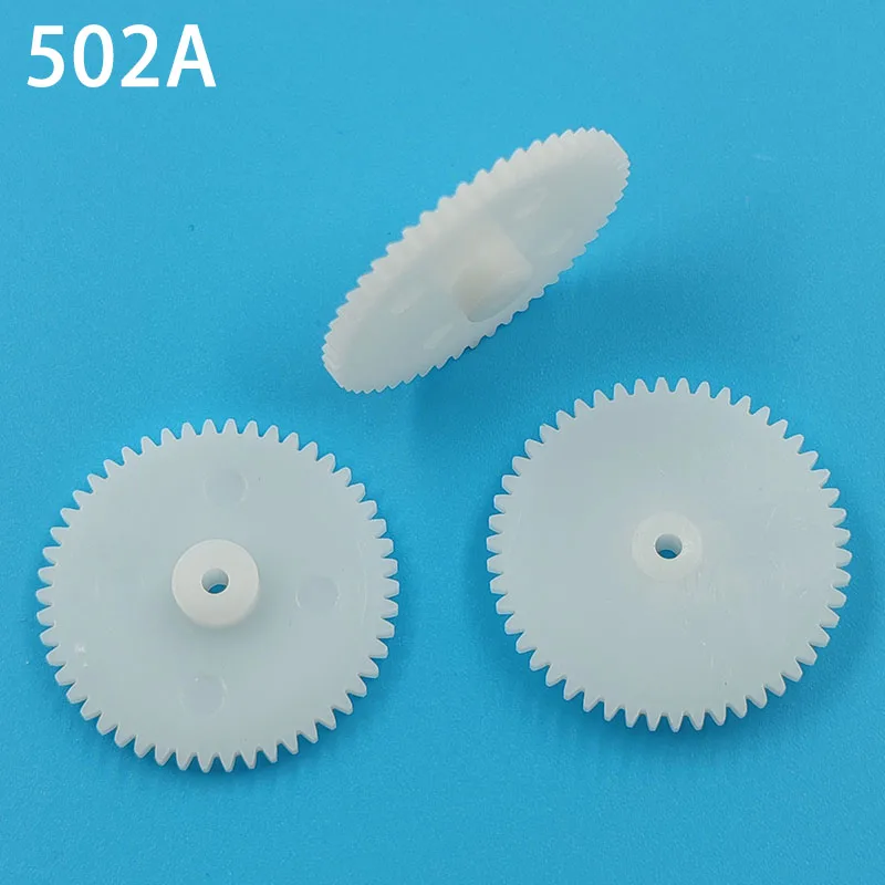 502A 0.5M 26MM Spur Gear 50T 50 Tooth 2mm Hole Plastic Pinion Disc Toy Accessories 10pcs/lot