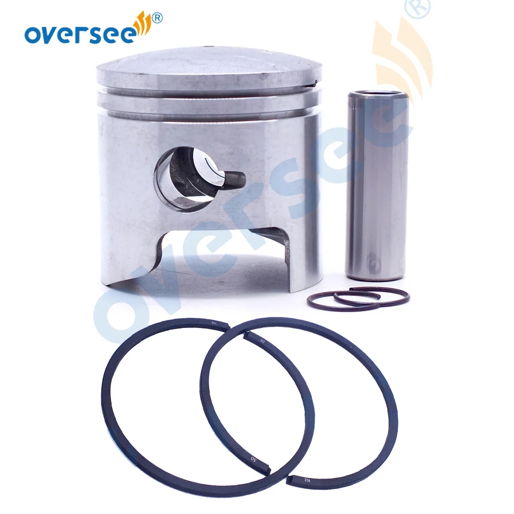 3B2-00004-0 Piston Set with Ring 050 For Tohatsu 8-9.8HP Outboard Motor 3B2-00004-1 3B2-00004 Oversize 50.5mm