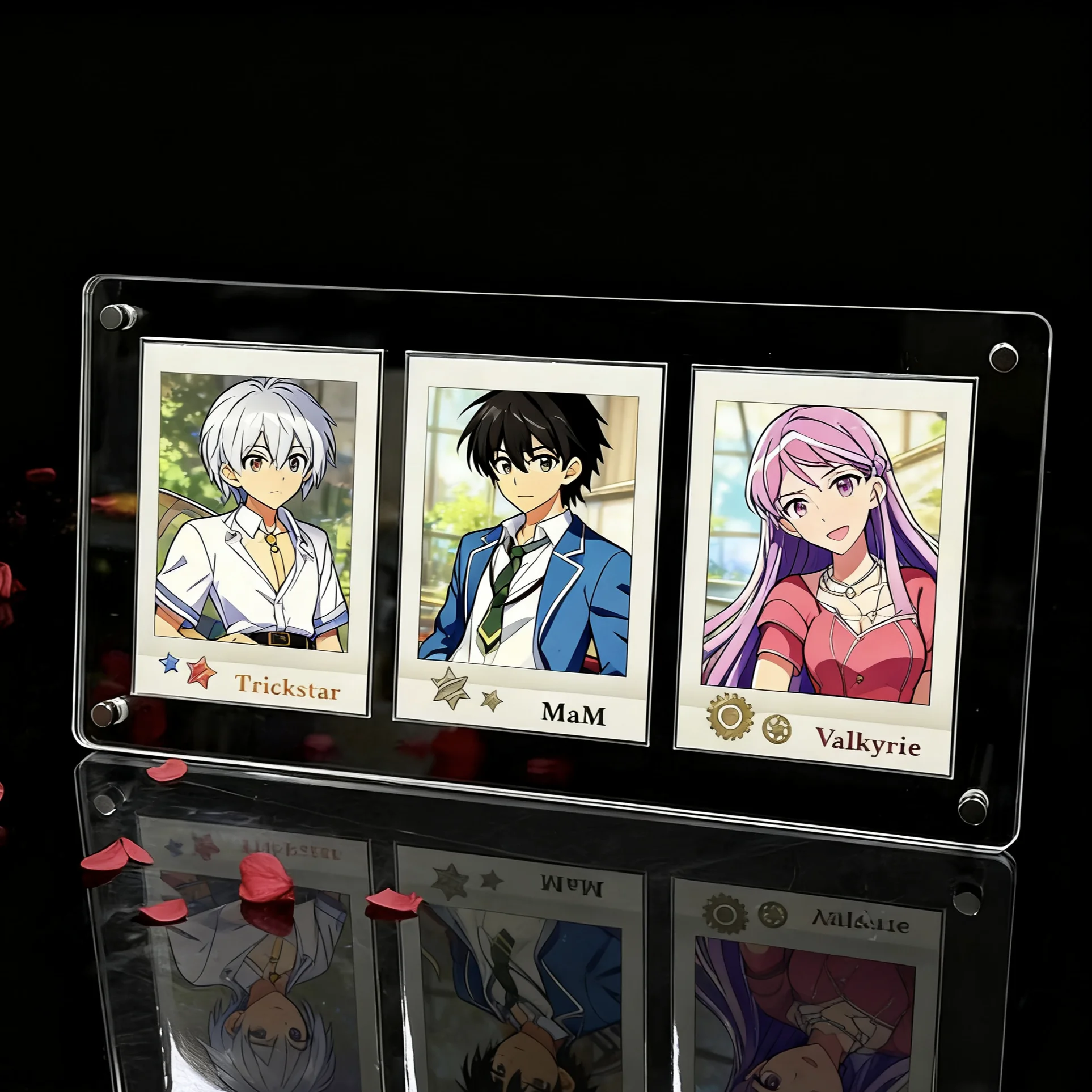 PTCG Display stand Polaroid picture frame can be put more than collection card Pokemon Yu Gi Oh shot extra Action Stuck brick