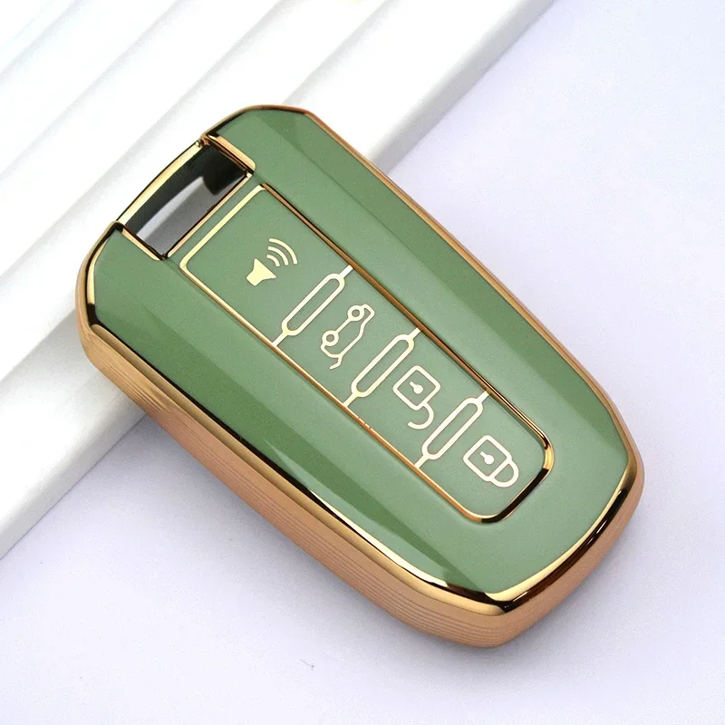 For Ssangyong Actyon Kyron Rodius Tivolan Ssangyong Korando C Rexton W 3/4 Buttons TPU Car Shell Fob Holder Key Case Cover view 3