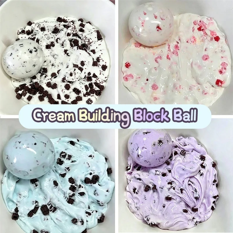Stress Relief Butter Block Sinking Decompression Ball Squishy Squeeze Toy Fresh Shapeable Creative Relax Handcrafted Fidget Vent