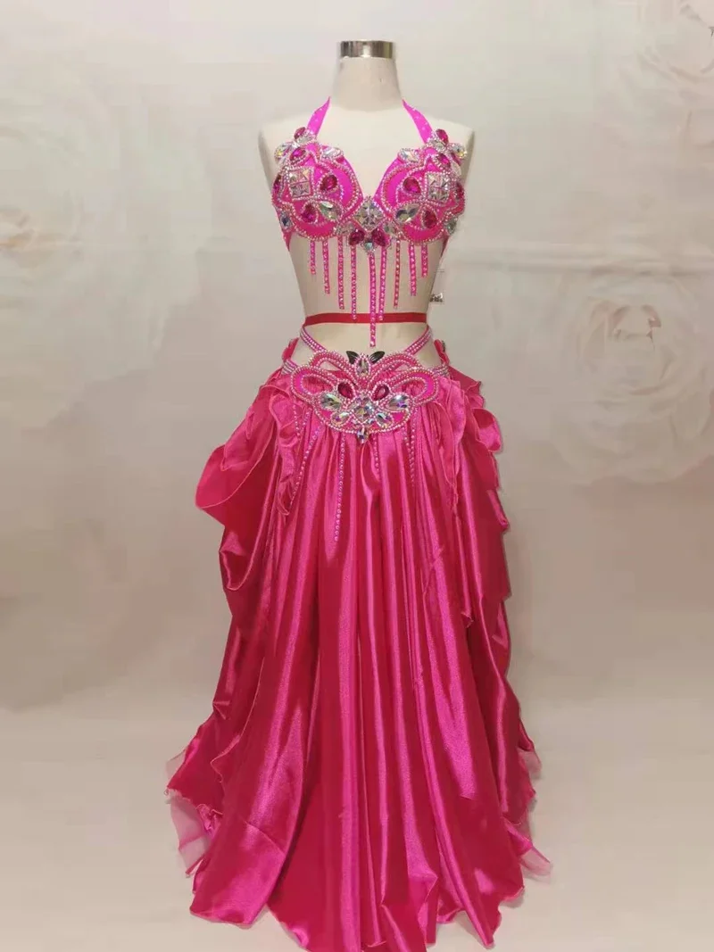 Belly Dance Performance Dress Women\'s Highend Customized Adult Child Oriental Dance Competition Suit Whole Sale Stage Clothes