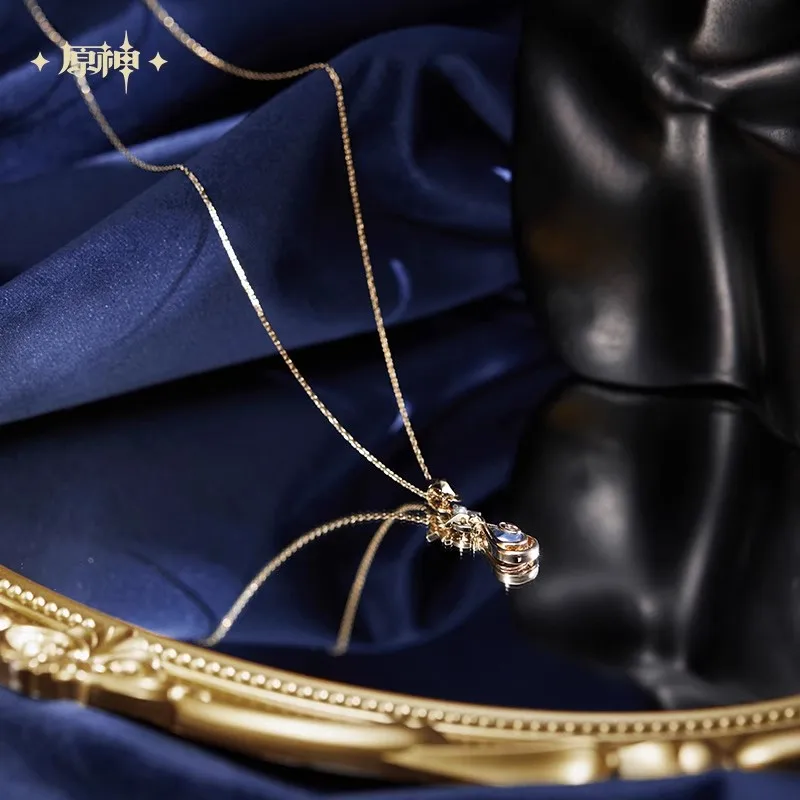 [حقيقية] miHoYo لعبة Furina سوار Genshin تأثير Furina موضوع سلسلة قلادة الديكور تأثيري ملحق Doujin هدايا عيد الميلاد