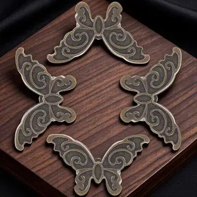 4pcs Multifunctional Butterfly Journal Zinc Alloy Strong Metal Document Binder Clips for Papers Tickets Name Cards for Hanging