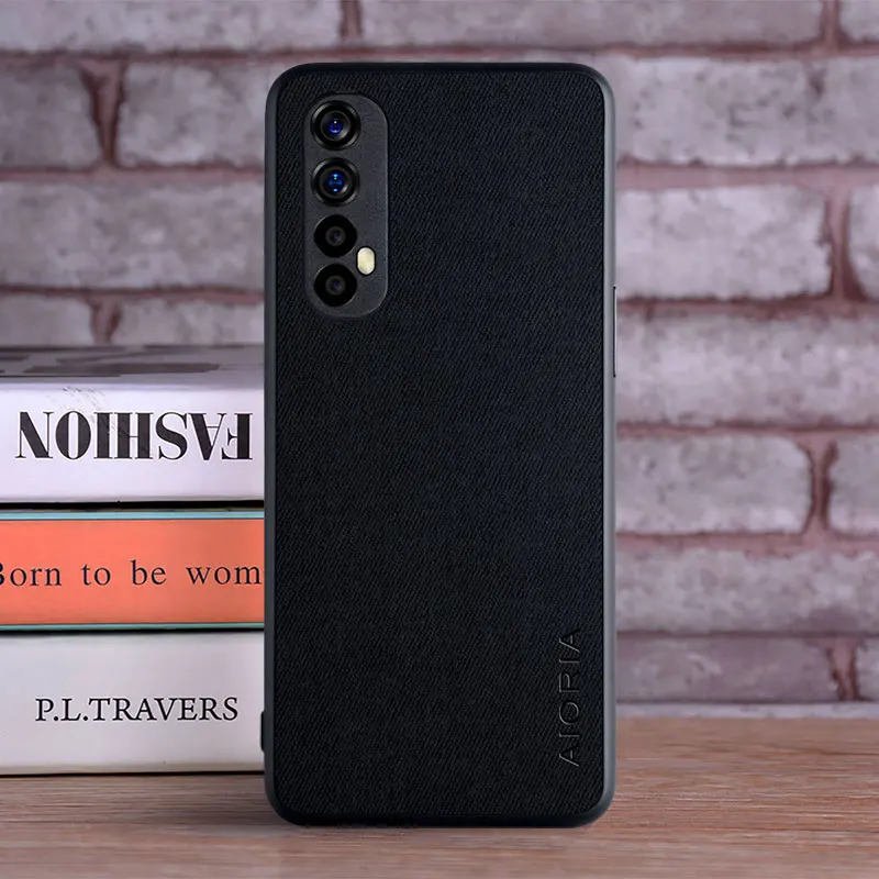 Case for OPPO Realme 7 Pro Realme 7 5G coque Luxury textile Leather skin soft hard phone cover for oppo realme 7 pro case funda