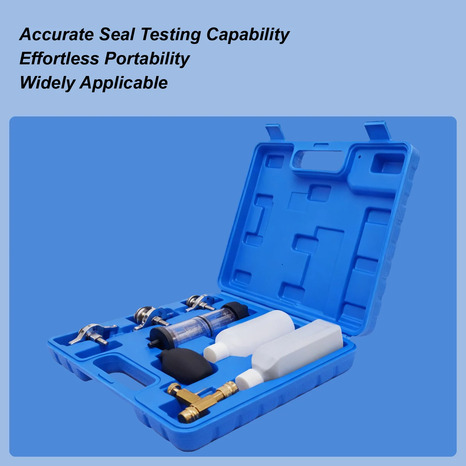 

Combustion Leak Tester Cylinder Head Gasket Testing Tools Automotive Leak Tester For Car Truck Road Tractor Excavator Engine